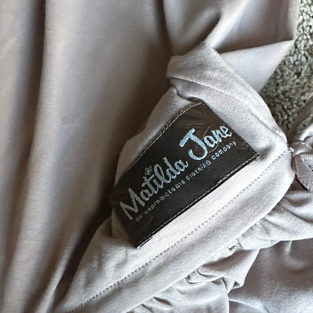 Matilda Jane purple/gray Ruffle Flare Pants - Picture 5 of 7